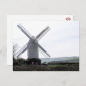 (UK) White Windmill Briefkaart (Voorkant / Achterkant)