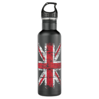 UK Women Man Retro British Union Jack Flag Waterfles