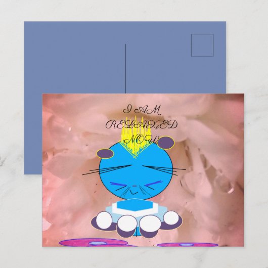 UKAT IK BEN NU ONTSPANNEN BRIEFKAART (Voorkant / Achterkant)