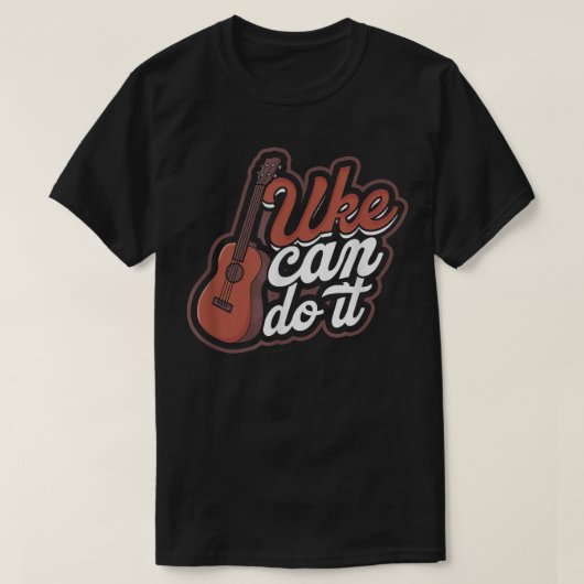 Uke can do it - Musician's Harmony and Classical M T-shirt (Design voorkant)