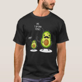 Uke ik ben je vader grappige avocado vader zoon av t-shirt (Voorkant)