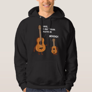 Uke Ik Ben Je Vader, Grappige Ukulele Gitaar Muzie Hoodie