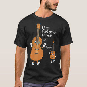 Uke Ik Ben Uw Vader Ukulele Gitaar Instrument UK T-shirt