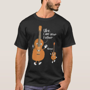 Uke Ik Ben Uw Vader Ukulele Gitaar Instrument UK T-shirt