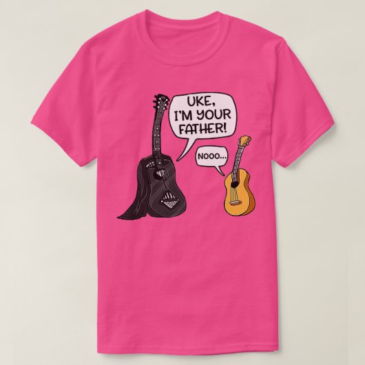 Uke Im Your Father Funny Guitar T-shirt (Design voorkant)