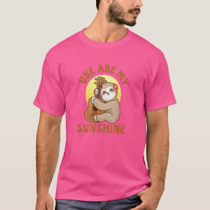 Uke is mijn zonneschijnse ukulele gitaarsleuf t-shirt