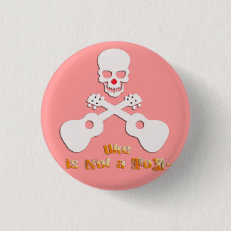 uke is not a toy ronde button 3,2 cm
