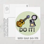 Uke kan het doen! briefkaart (Voorkant / Achterkant)