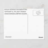 Uke kan het doen! briefkaart (Achterkant)