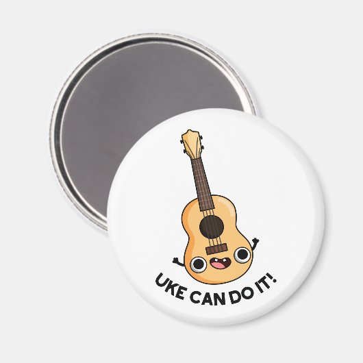 Uke kan het grappig aanmoedigen Ukulele Pun Magneet (Voorkant / Achterkant)