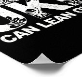 Uke kan lean geven aan me Ukulele Player Hawaiian Poster (Hoek)