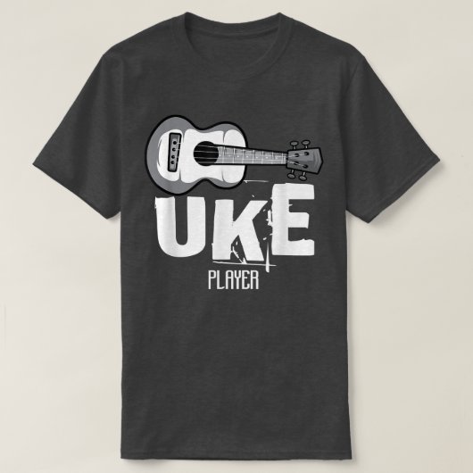 Uke Player Music Lover 3093 T-shirt (Design voorkant)
