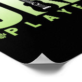 Uke Player Ukulele Player Hawaiian Musicus Poster (Hoek)