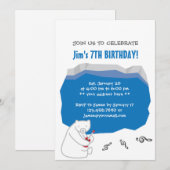 Uke Polar Beer 7e verjaardag van de uitnodiging va (Voorkant / Achterkant)