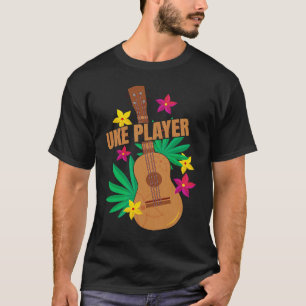 Uke Speler Ukulele Speler Muziek Muzikant Graphic T-shirt