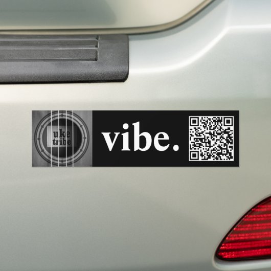 Uke Tribe Vibe Bumpersticker (Op auto)