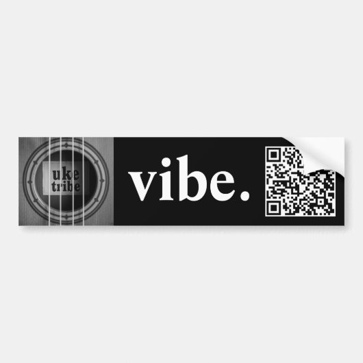 Uke Tribe Vibe Bumpersticker (Voorkant)