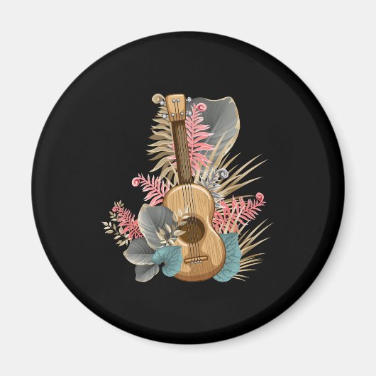 Uke Ukulele Guitar - Muzikant gitarist Ukulele Magneet (Voorkant)