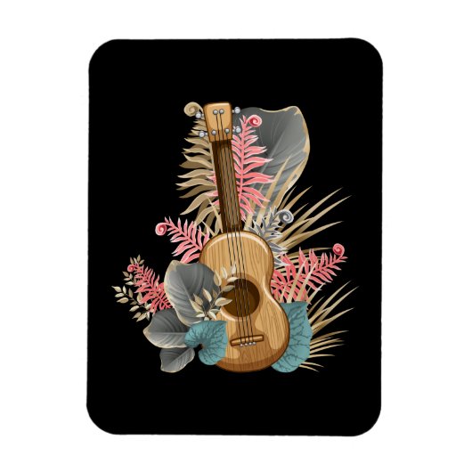 Uke Ukulele Guitar - Muzikant gitarist Ukulele Magneet (Verticaal)