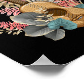 Uke Ukulele Guitar - Muzikant gitarist Ukulele Poster (Hoek)