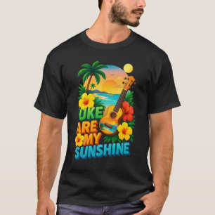 Uke zijn mijn Sunshine Ukulele speler Ukulelist Hi T-shirt