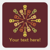 Ukelele aangepaste stickers (Voorkant)