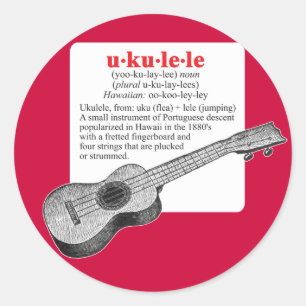 Ukelele Definitie Sticker