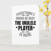  ukelele geschenken | Ukulele Spelers Geschenken Kaart (Gele Bloem)