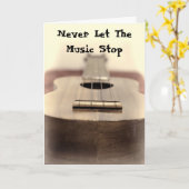 Ukelele Kaart (Gele Bloem)