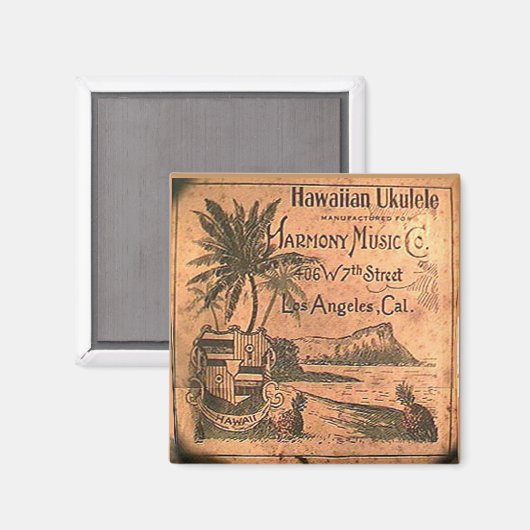  Ukelele Label Magnet (Voorkant / Achterkant)