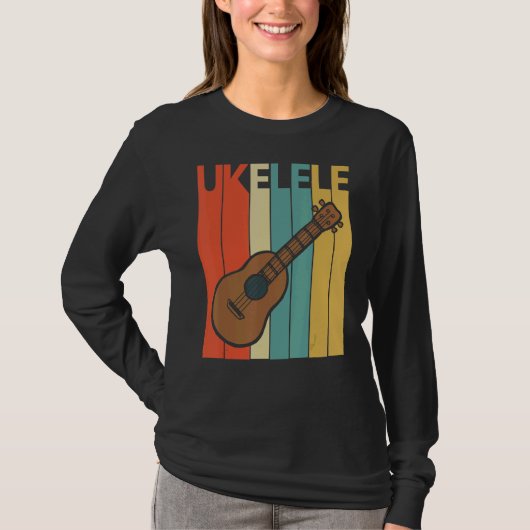 Ukelele Muziekinstrument T-shirt (Voorkant)