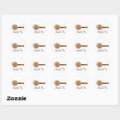 Ukelele Pie Stickers (Vel)