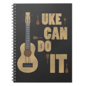 Ukelele Pun Uke kan het grappige Hawaiiaanse spele Notitieboek (Voorkant)