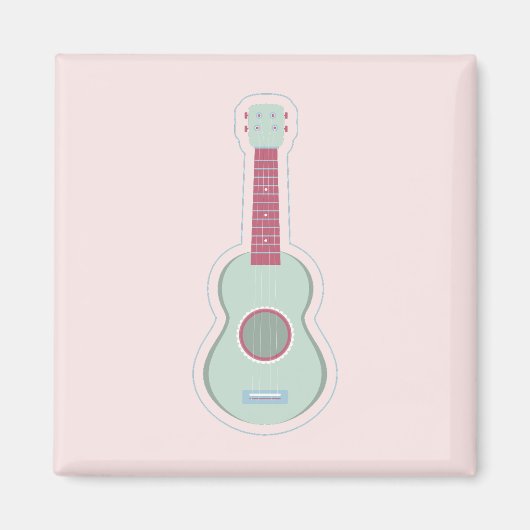 Ukelele sticker magneet (Voorkant)