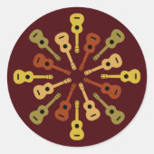 Ukelele stickers (Voorkant)