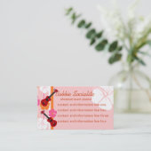 Ukelele Time. Visitekaartje (Staand voorkant)