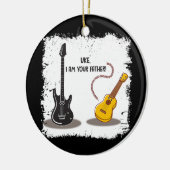 Ukelele Uke Ik ben je vader grappige Guitar Keramisch Ornament (Links)
