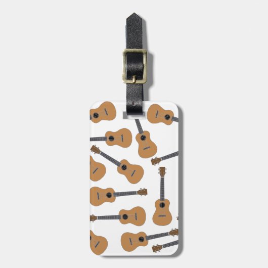 Ukeleles Uke Bagagelabel (Voorkant verticaal)