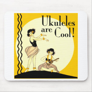 Ukes zijn Cool. Mousepad Muismat