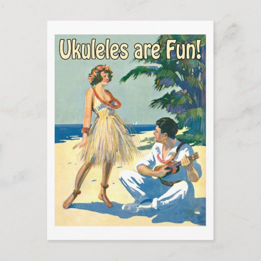 Ukes zijn flauw. Briefkaart (Voorkant)