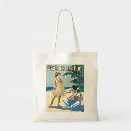 Ukes zijn flauw. canvas tas (Voorkant)
