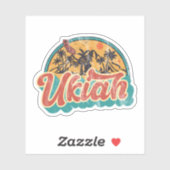 Ukiah, Californië Sticker (Vel)