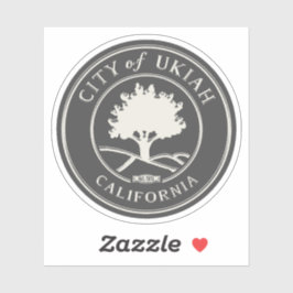 UKIAH MENDOCINO CALIFORNIË STICKER