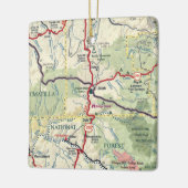 Ukiah OF Map Keramisch Ornament (Links)