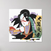 Ukiyo-e Art of Kabuki Canvas Afdruk (Voorkant)
