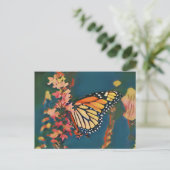Ukiyo-e Butterfly Briefkaart (Staand voorkant)