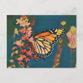 Ukiyo-e Butterfly Briefkaart (Voorkant)