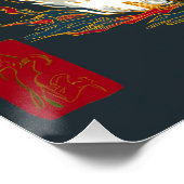 Ukiyo-e Cat | Japanse kunstdruk Perfect Poster (Hoek)