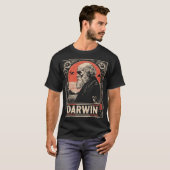 Ukiyo-e Darwin | Portret van de evolutietheorie T-shirt (Voorkant volledig)