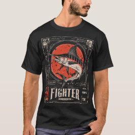 Ukiyo-e Fighter Swordfish | Portret van een krijge T-shirt